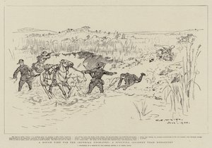 Een ruwe tijd voor de Imperial Yeomanry, een verkenningsincident nabij Derdeport